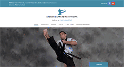 Desktop Screenshot of kreimers-karate.com