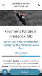 Mobile Screenshot of kreimers-karate.com